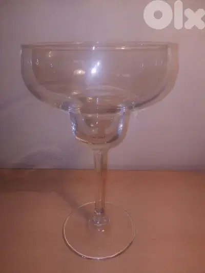 pack of 6 cocktail / ice cream / drink glasses made turkey 20*11.5cm