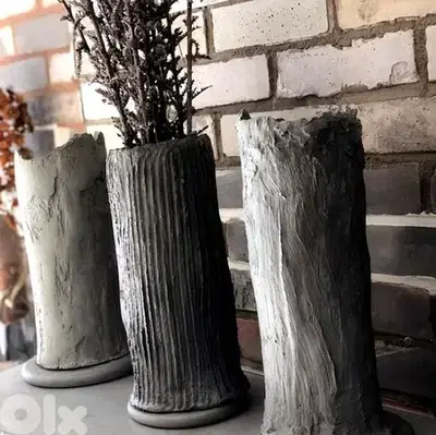 Concrete Vases for flowers