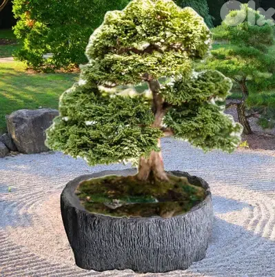 Concrete Bonsai planter