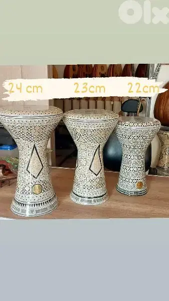 اكبر تشكيله طبلات جوهره الفن مقاسات ٢٢ و ٢٣ و ٢٤ و ٢٨
