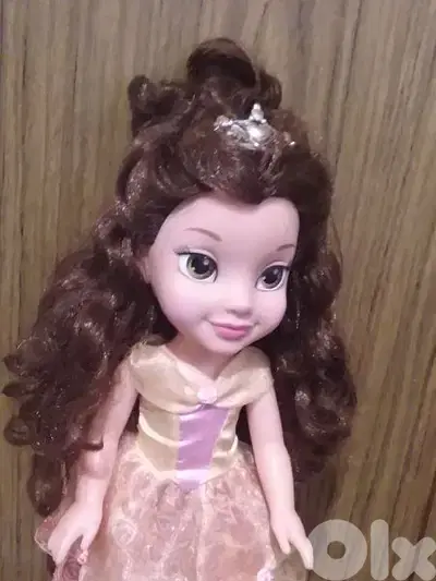 PRINCESS BELLE ANIMATOR DISNEY BEAUTY&THE BEAST+Crown+Shoes great doll