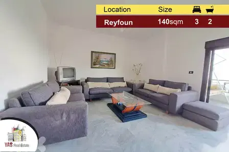 Reyfoun 140m2 + 100m2 Roof | Mint Condition | Mountain View | DA
