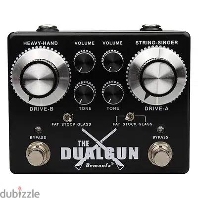 Demon-fx THE DUALGUN guitar Overdrive and distortion pedal