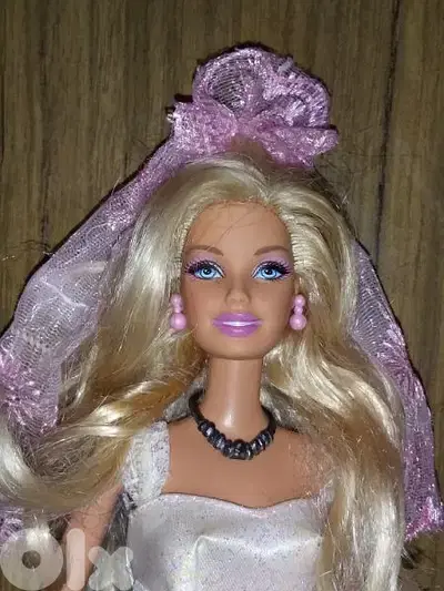 WEDDING BRIDE Barbie Mattel great doll 2010 in bridal dress +shoes=27$