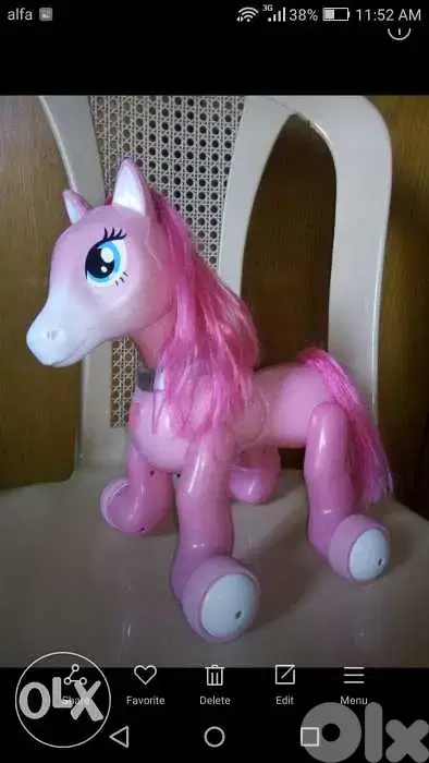 PONY BIG Horse mechanism+Voice+light without R/C Still Good Toy=16