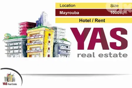 Mayrouba 1000m2 + 400m2 Terrace | Hotel | Rent | Luxury | Open View |