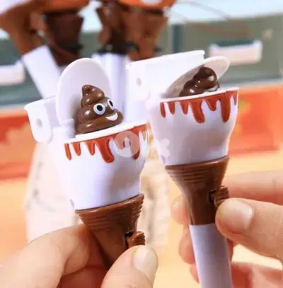 funny poopoo popout pencil