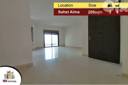Sahel Alma 205m2 | Brand New | Luxury | Partial View |