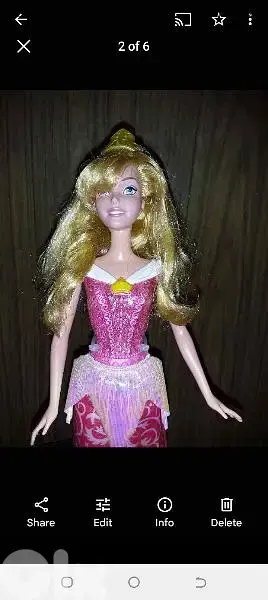 Barbie SLEEPING BEAUTY SPARKLING PRINCESS Mattel 2012 Great doll=23$