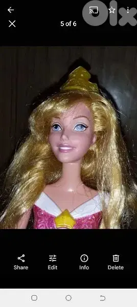Barbie SLEEPING BEAUTY SPARKLING PRINCESS Mattel 2012 Great doll=23$