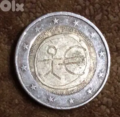 2 euro bundesRepublik deutschland WWU 1999-2009