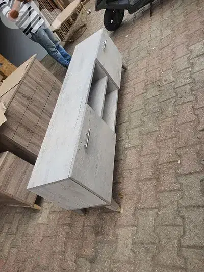 New TV Table colour light grey (high quality).