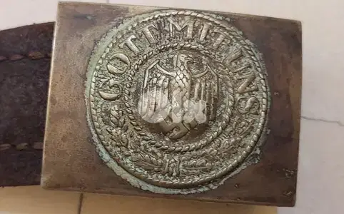 German Nazi  Army  leatherbelt WW II
