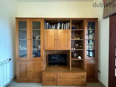 tv unit- biblioteque
