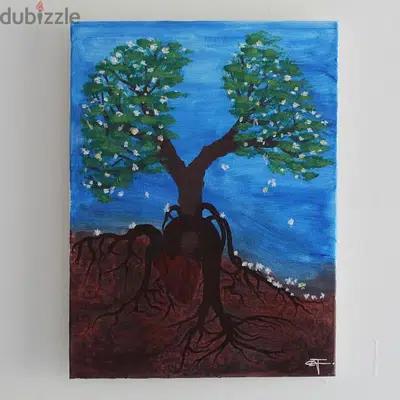 In the garden of immortality - painting