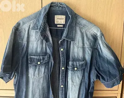 original springfield jeans chemise short sleeve 10 $