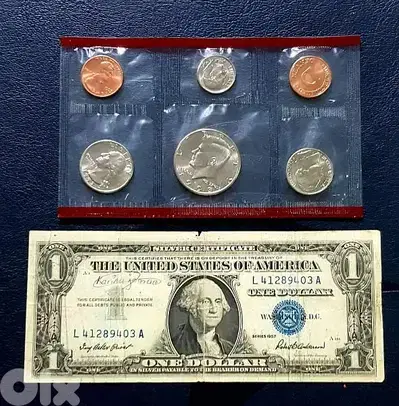 old bank note & proof coins