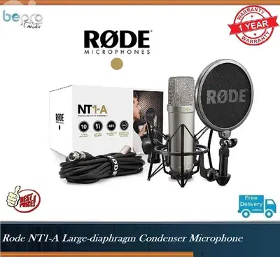 Rode NT1-A Condenser Microphone with Accessories (NT1A)