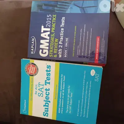 SAT  and GMAT  subject tests