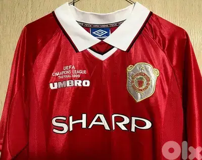 Scholes Manchester United winner 1999champions league the final jersey