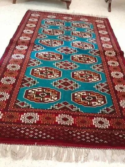 سجاد عجمي بخارا الوان نباتية صوف ناعم