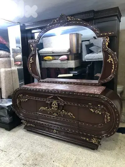 أوضة سفرة خشب زان حفر مصري