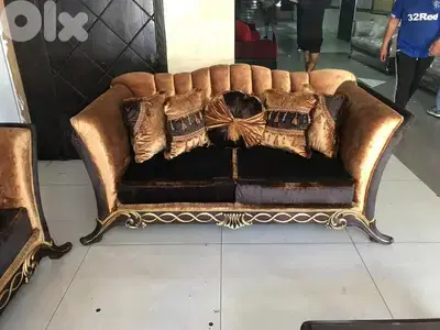 طقم كنبايات مصري فخم خشب زان