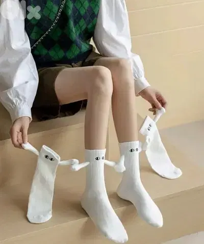 hilarious holding hand socks