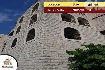 Jeita 700m2 Villa | Private Street | Panoramic View | Luxurious | Jeita 700m2 Villa | Private Street | Panoramic View | Luxurious |
