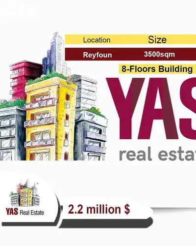 Reyfoun 3500m2 | 8 Floors Building | Perfect Investment | High End |KH Reyfoun 3500m2 | 8 Floors Building | Perfect Investment | High End |KH