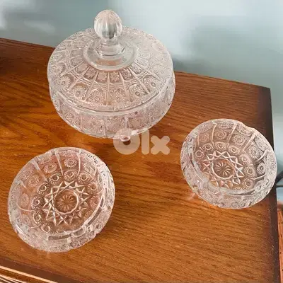 Set bonboniere et cendriers Set bonboniere et cendriers