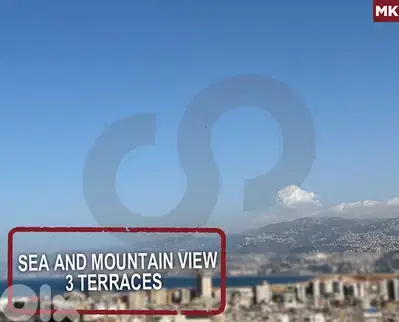 Sea and mountain view - 3 Terraces - Luxurious -Achrafieh REF#MK127987 Sea and mountain view - 3 Terraces - Luxurious -Achrafieh REF#MK127987