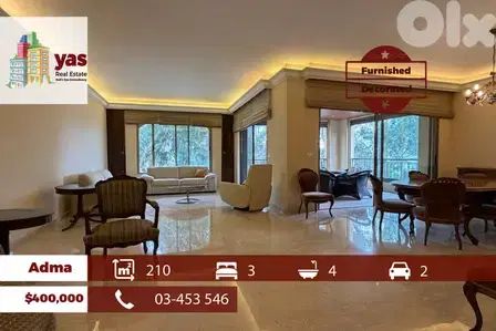 Adma 210m2 | Furnished | Decorated | Luxury | Calm Area | EH Adma 210m2 | Furnished | Decorated | Luxury | Calm Area | EH