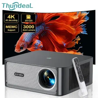New Full HD Thundeal TD98 pro Projector 30 000 Lumens Android version New Full HD Thundeal TD98 pro Projector 30 000 Lumens Android version
