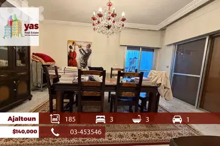 Ajaltoun 185m2 | Luxury | Calm Area | Excellent Condition | EL/DA Ajaltoun 185m2 | Luxury | Calm Area | Excellent Condition | EL/DA