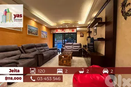 Jeita 120m2 | 40m2 Terrace | Well Maintained | Furnished | View |EL/TO Jeita 120m2 | 40m2 Terrace | Well Maintained | Furnished | View |EL/TO