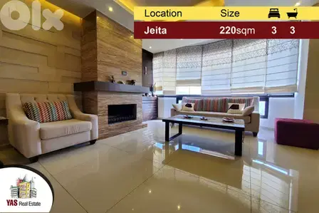 Jeita 220m2 | Duplex | Luxury | Prime Location | Open View | Jeita 220m2 | Duplex | Luxury | Prime Location | Open View |